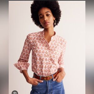 BODEN Phoebe Shirt Azelia Sprig NWOT